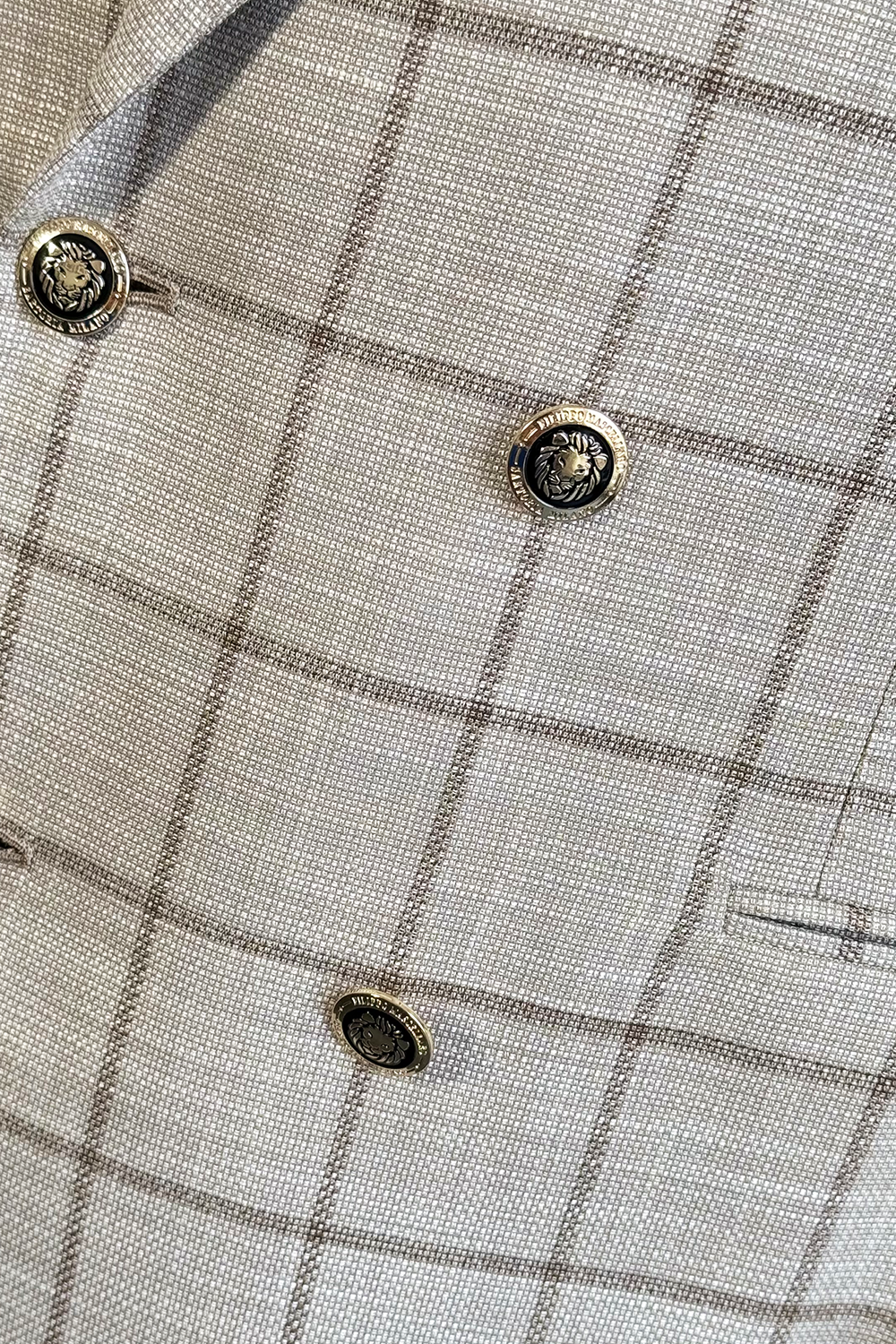 ABITO DOPPIOPETTO IN PURA SETA A TELA