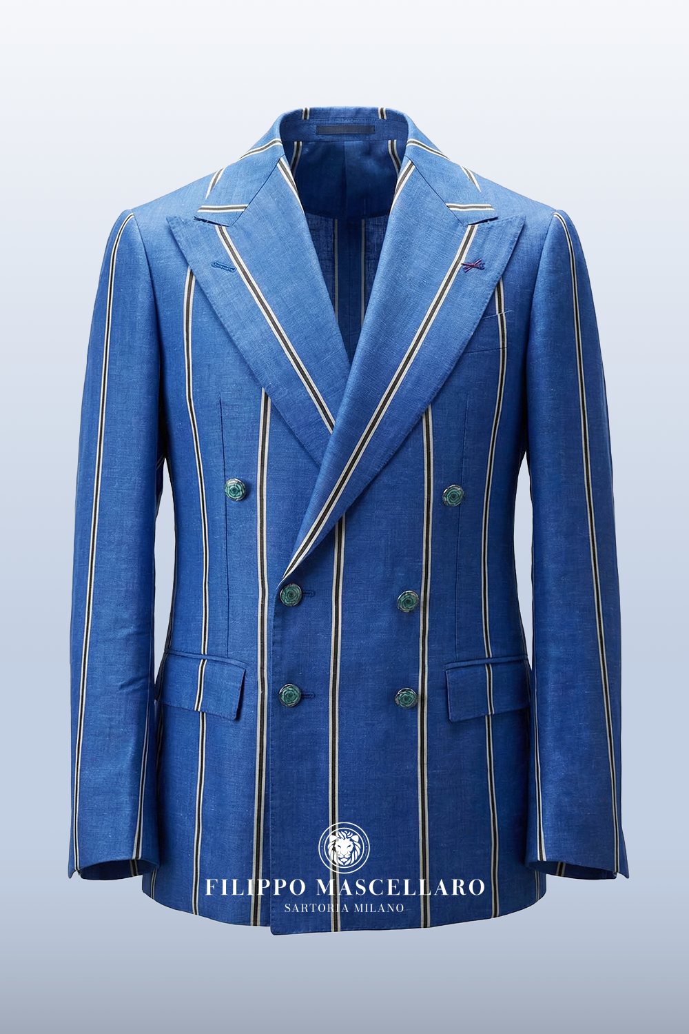 ABITO DOPPIOPETTO IN LINO E SETA
