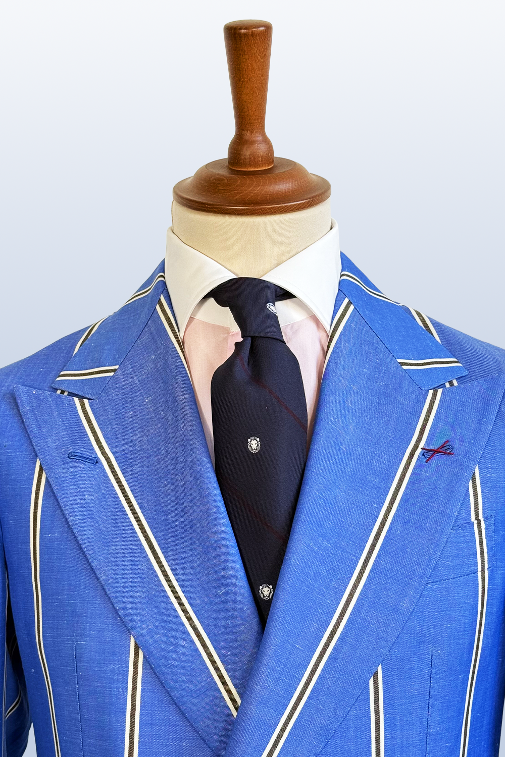 ABITO DOPPIOPETTO IN LINO E SETA