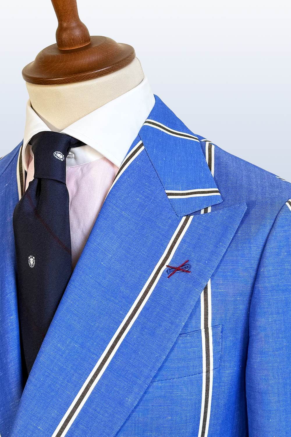 ABITO DOPPIOPETTO IN LINO E SETA