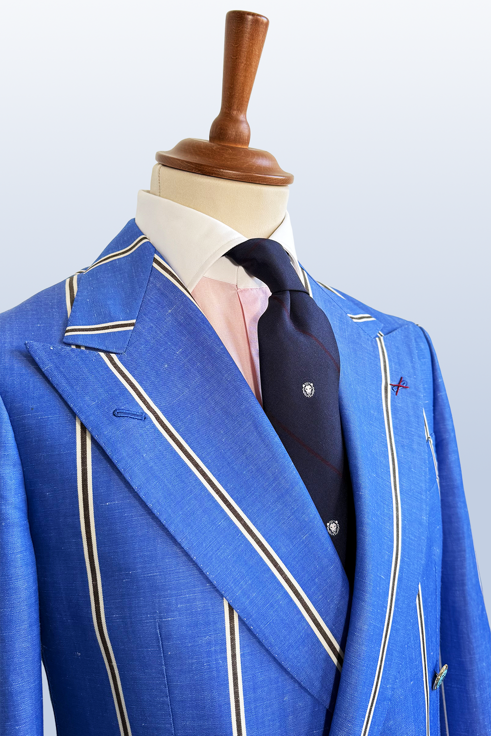 ABITO DOPPIOPETTO IN LINO E SETA