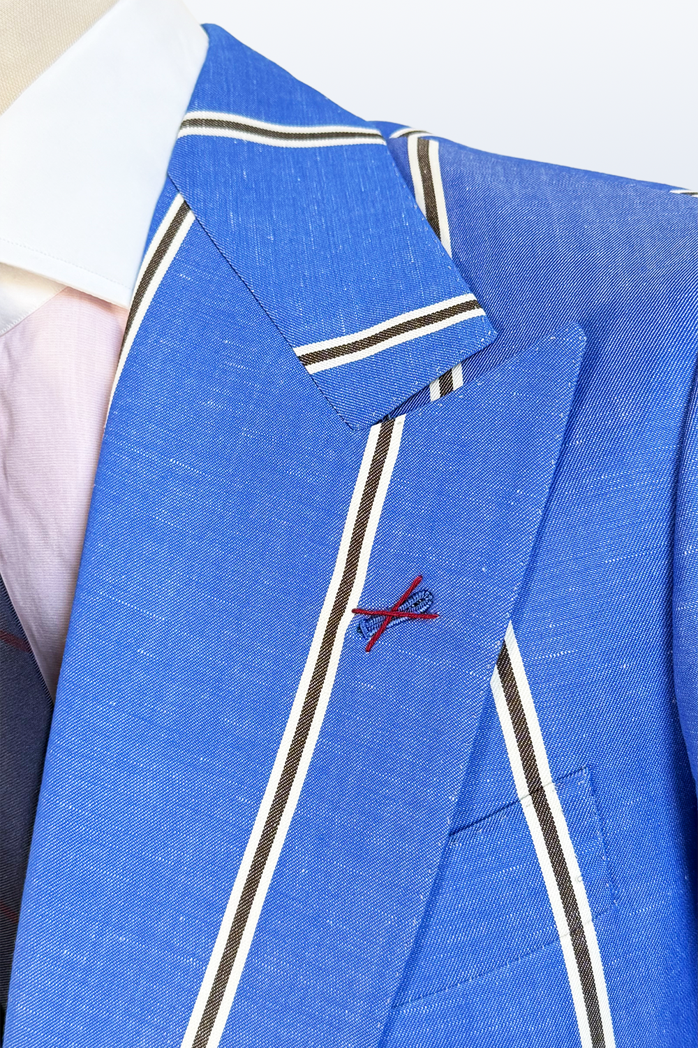 ABITO DOPPIOPETTO IN LINO E SETA