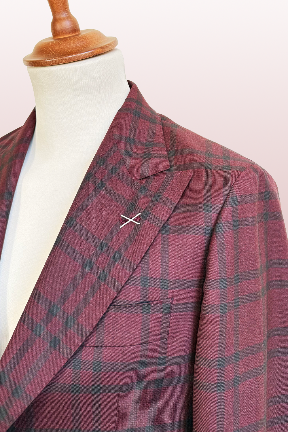 ABITO MONOPETTO IN COTONE E LANA FREDDA