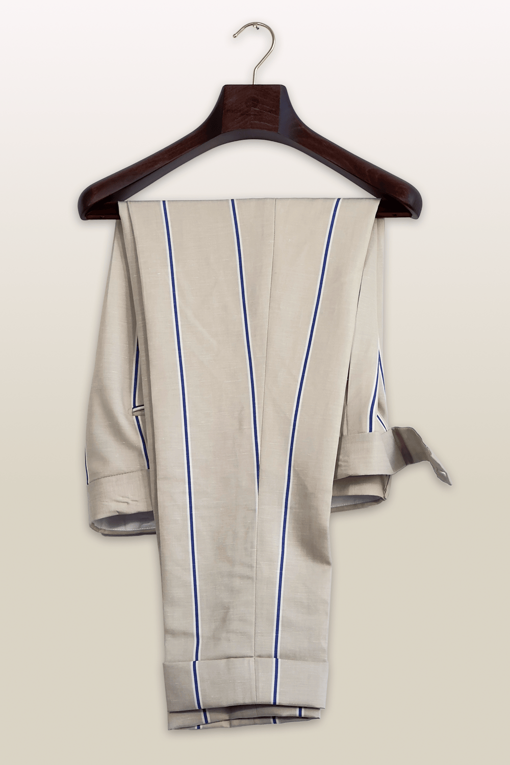 ABITO DOPPIOPETTO SETA E LINO CON BOTTONI ESCLUSIVI