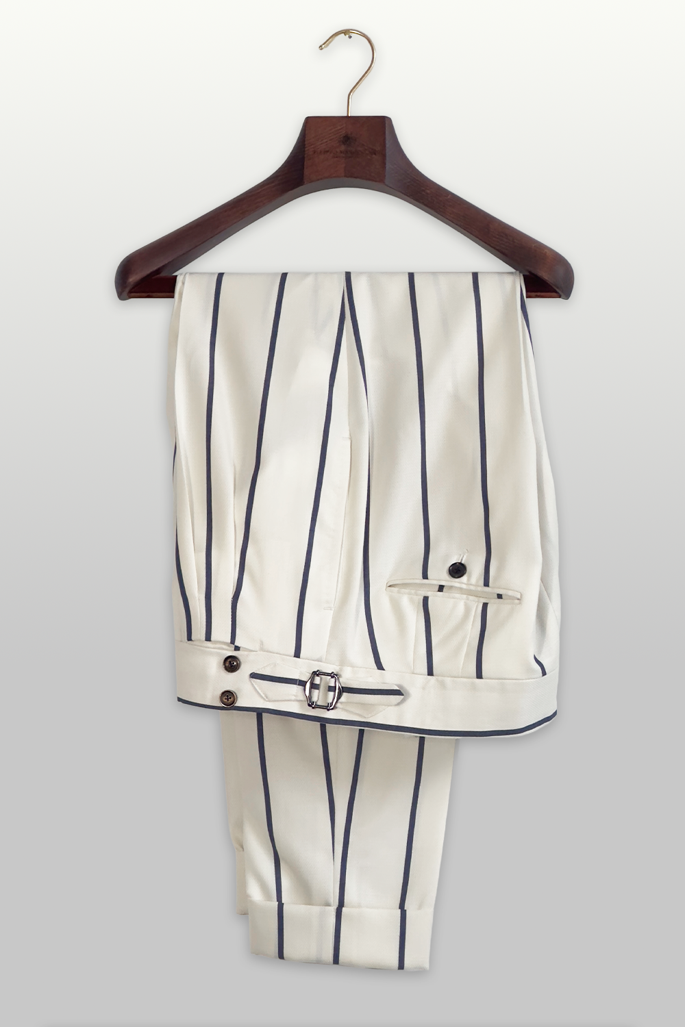 ABITO ESTIVO MONOPETTO RIGATO BIANCO CREMA E BLU