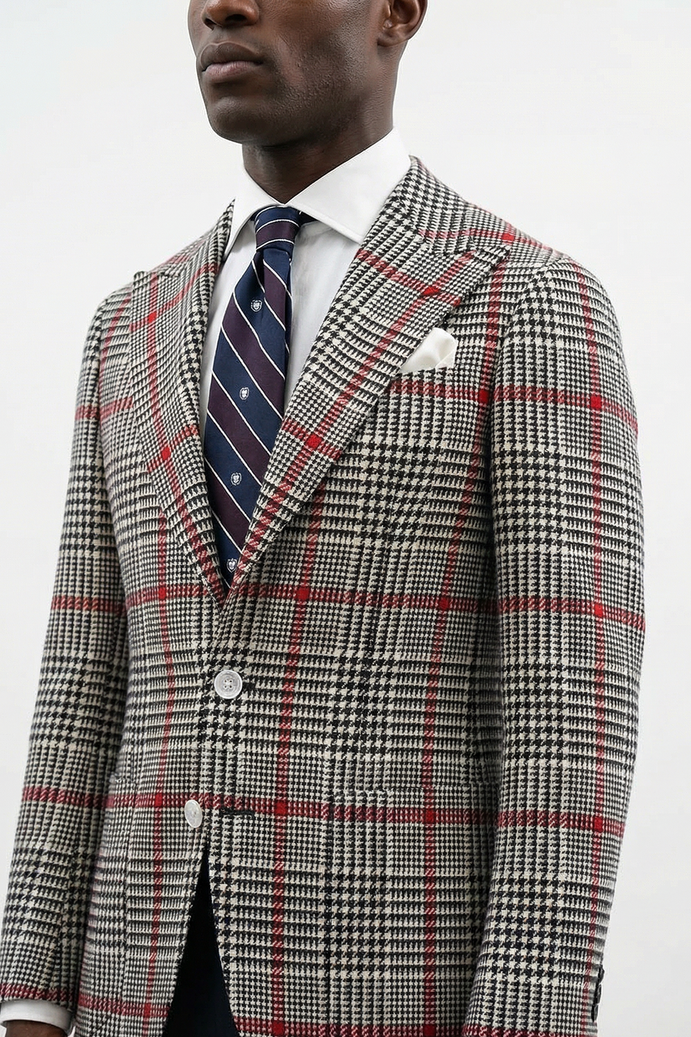 GIACCA MONOPETTO IN SETA E COTONE EGIZIANO ARISTON