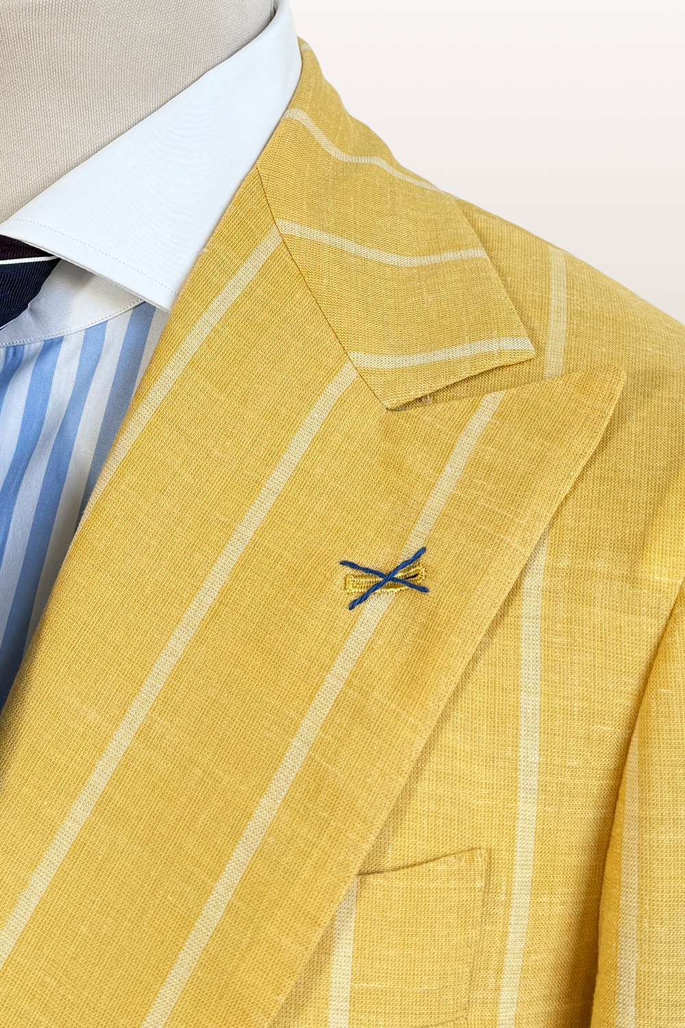 ABITO PETTO SINGOLO LINO E SETA