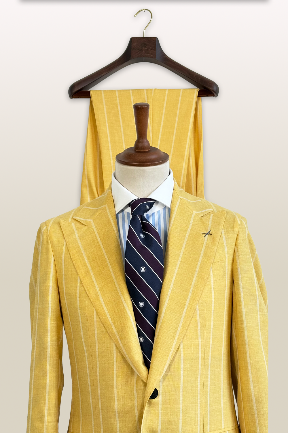 ABITO PETTO SINGOLO LINO E SETA