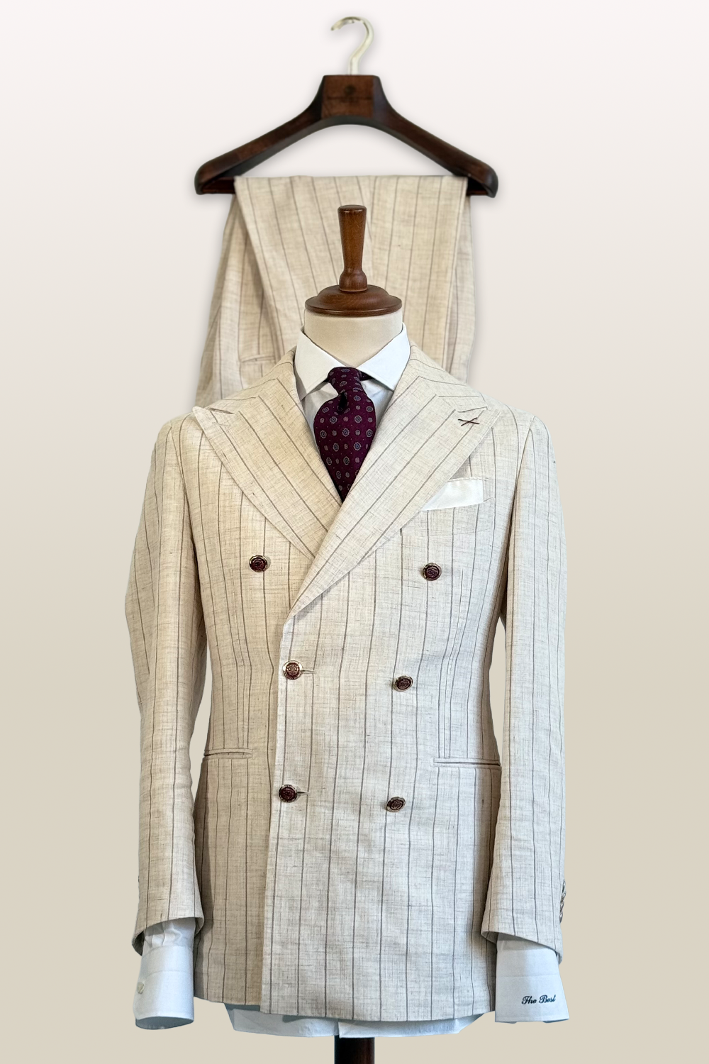 ABITO DOPPIOPETTO IN LINO ERMENEGILDO ZEGNA