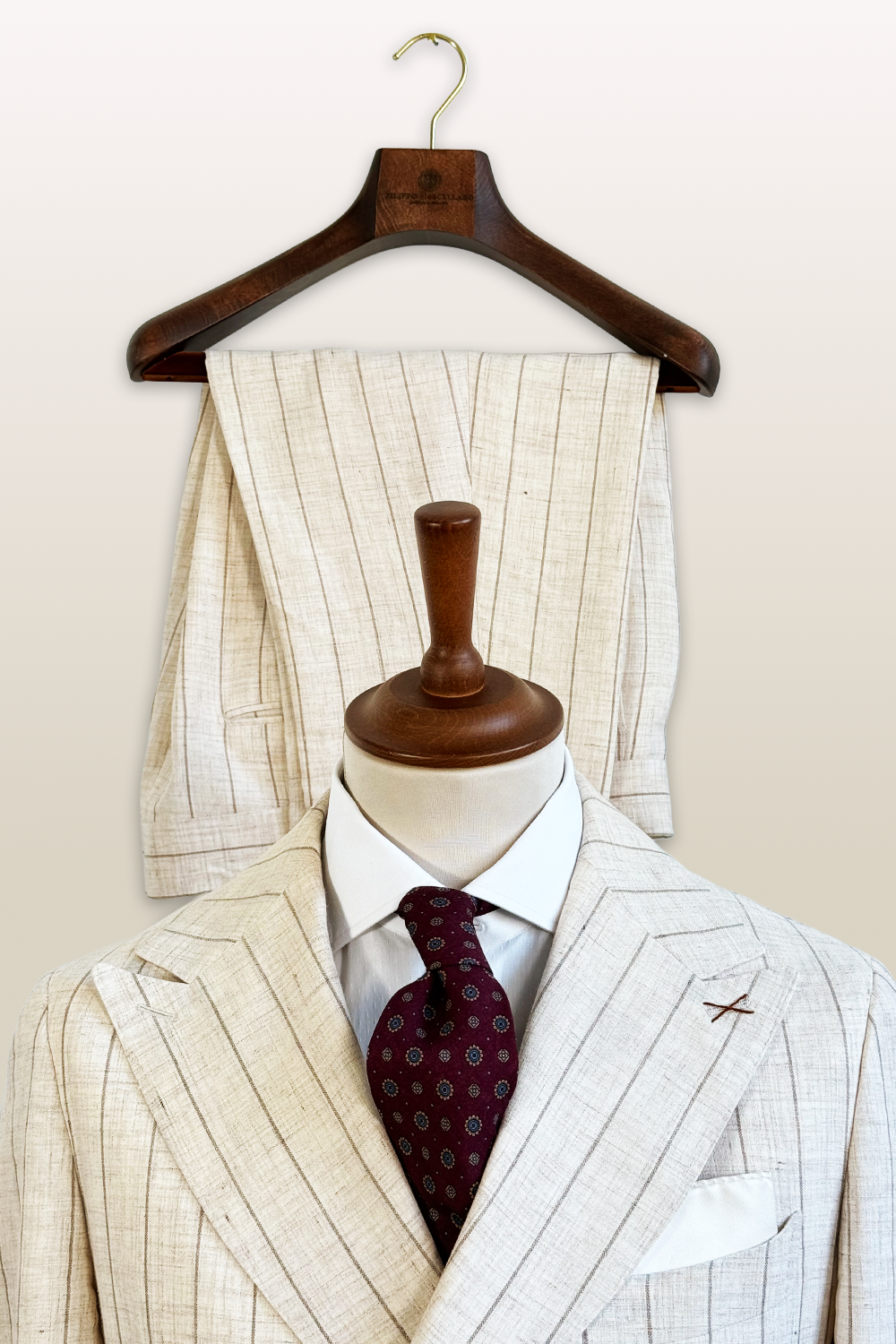 ABITO DOPPIOPETTO IN LINO ERMENEGILDO ZEGNA