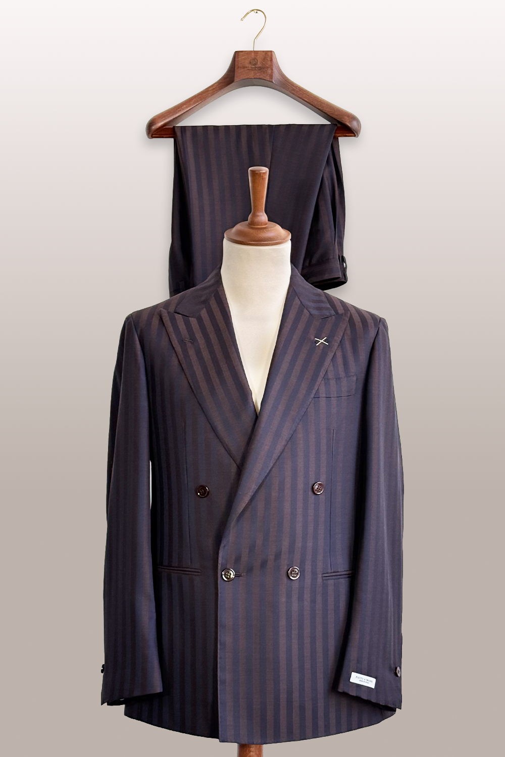 ABITO DOPPIOPETTO BASSO IN COTONE E SETA ARISTON