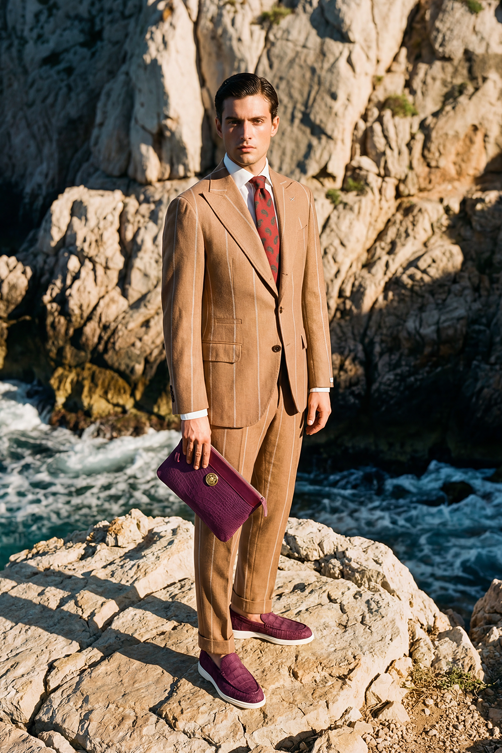 ABITO MONOPETTO IN PURISSIMO CASHMERE