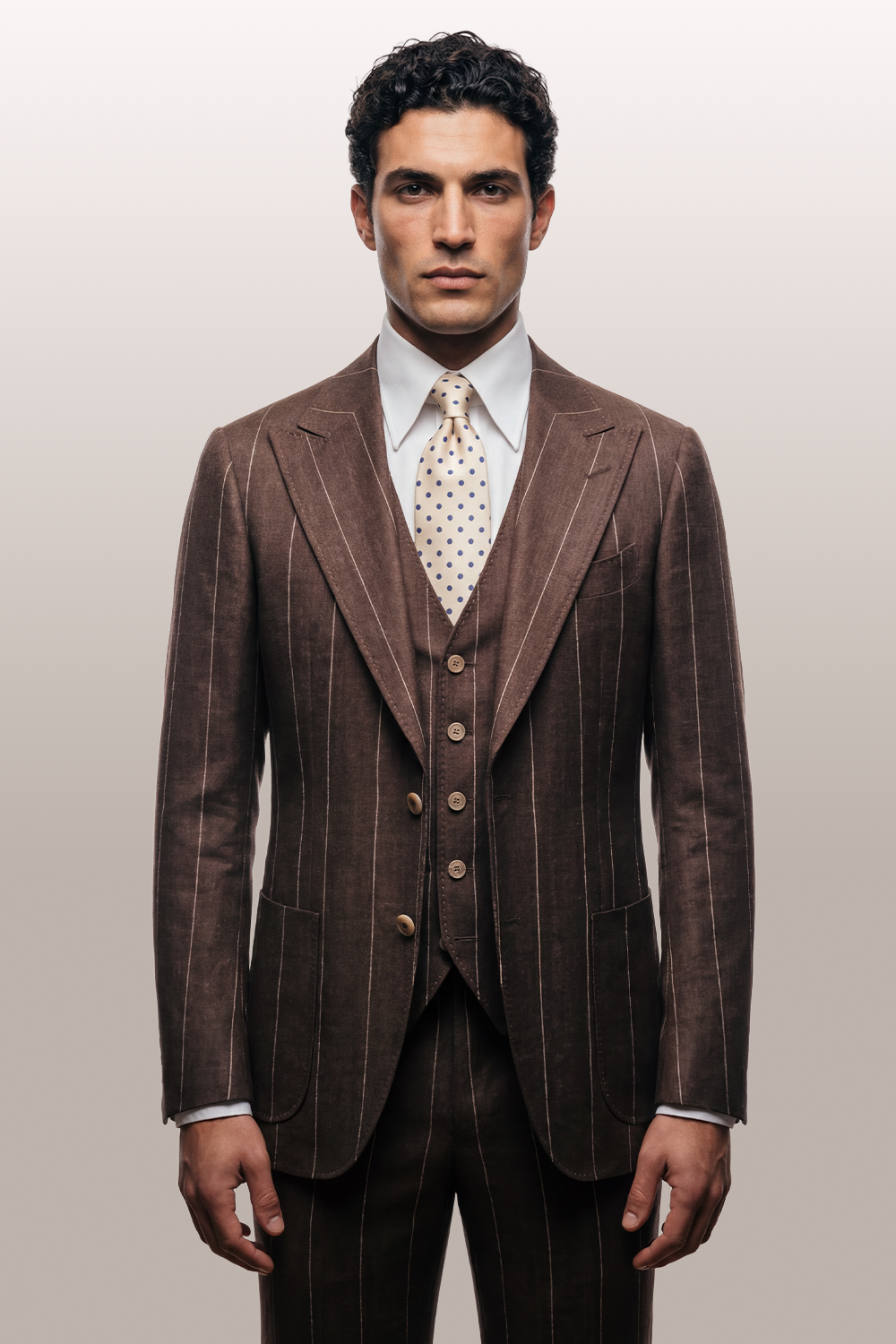 ABITO ZEGNA LINO, SETA & LANA