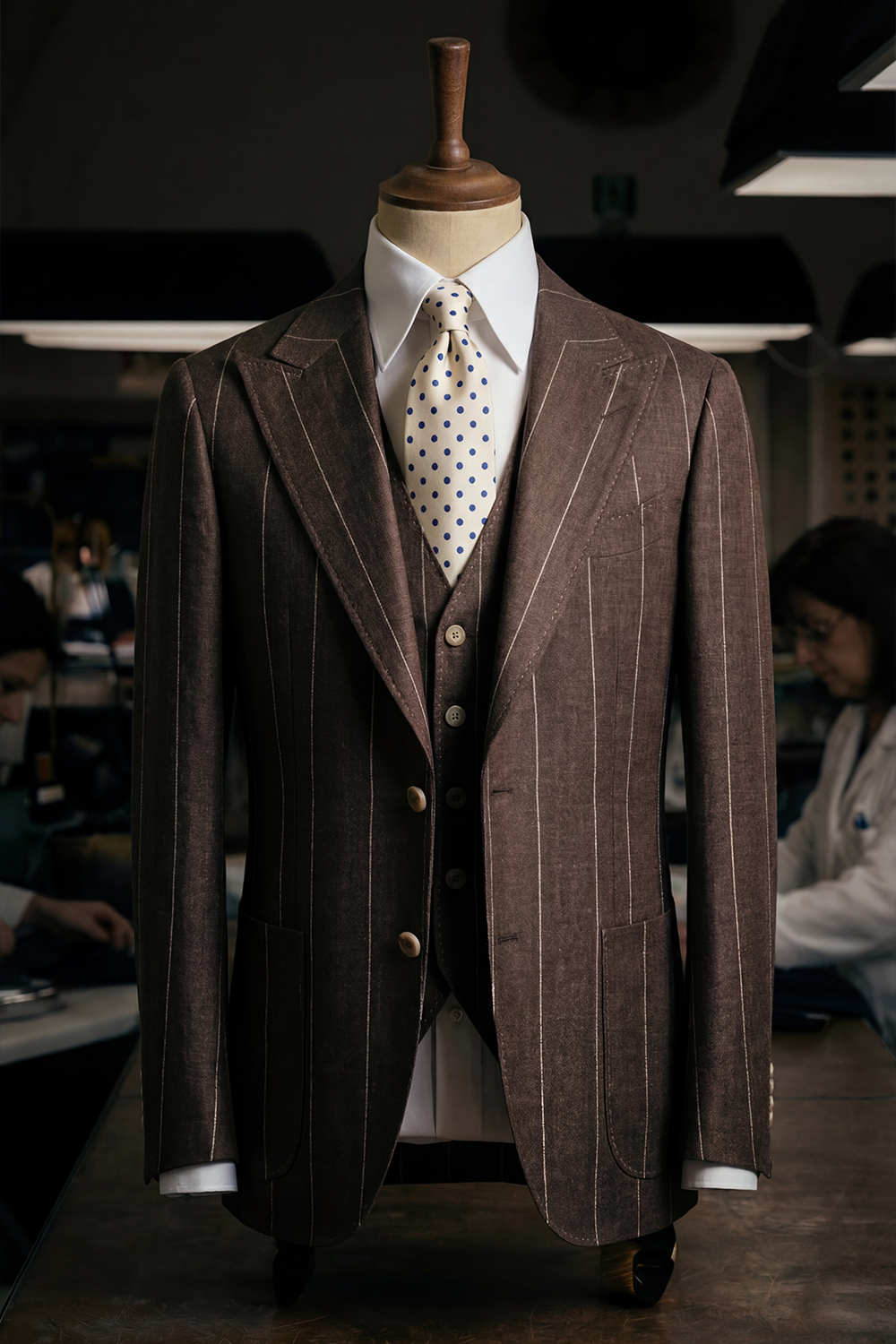 ABITO ZEGNA LINO, SETA & LANA