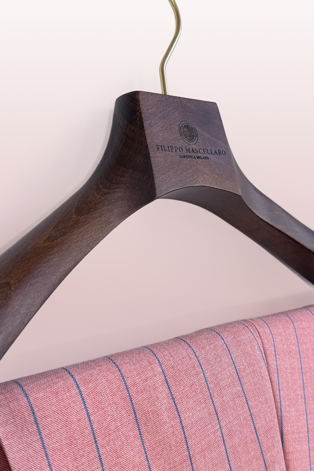 ABITO ROSA GESSATO BLU