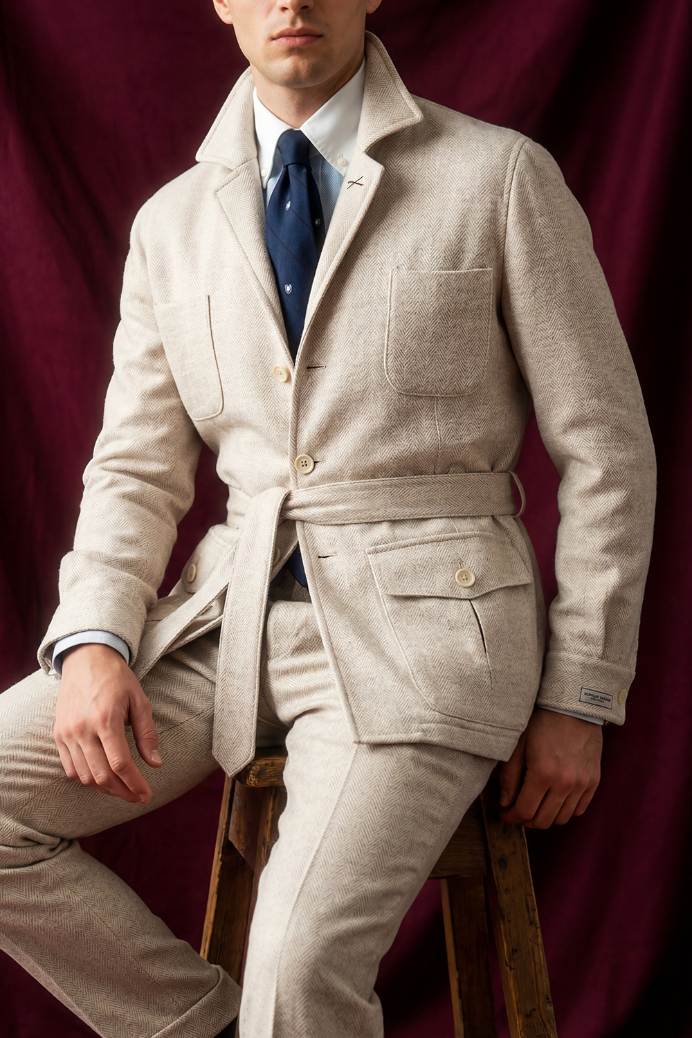 SAHARIANA IN PURO CASHMERE ZEGNA