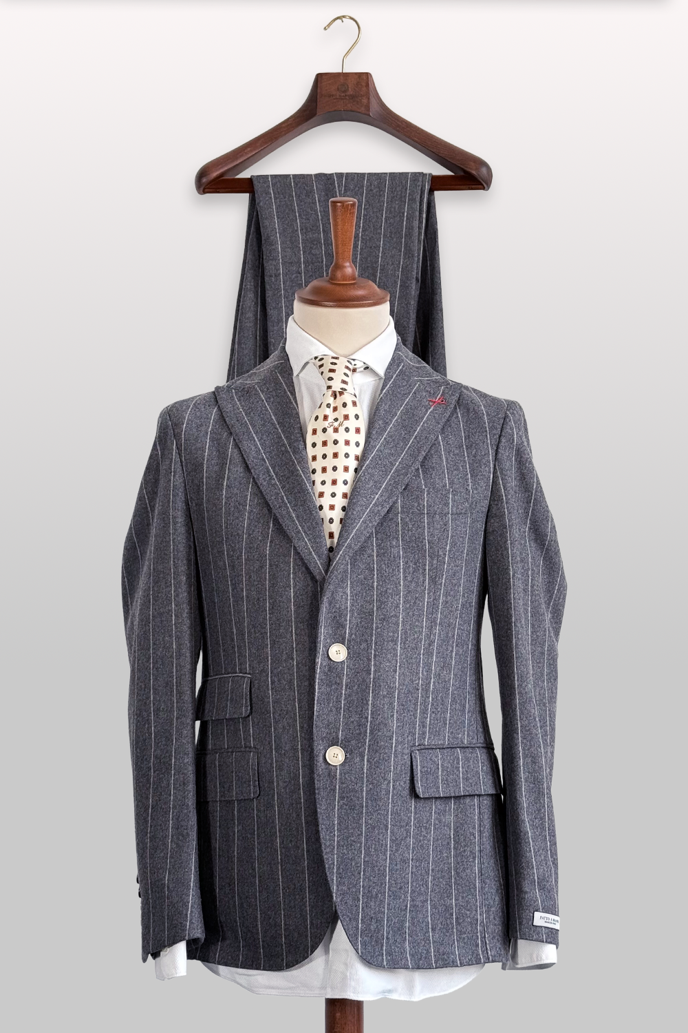ABITO MONOPETTO IN LANA VITALE BARBERIS