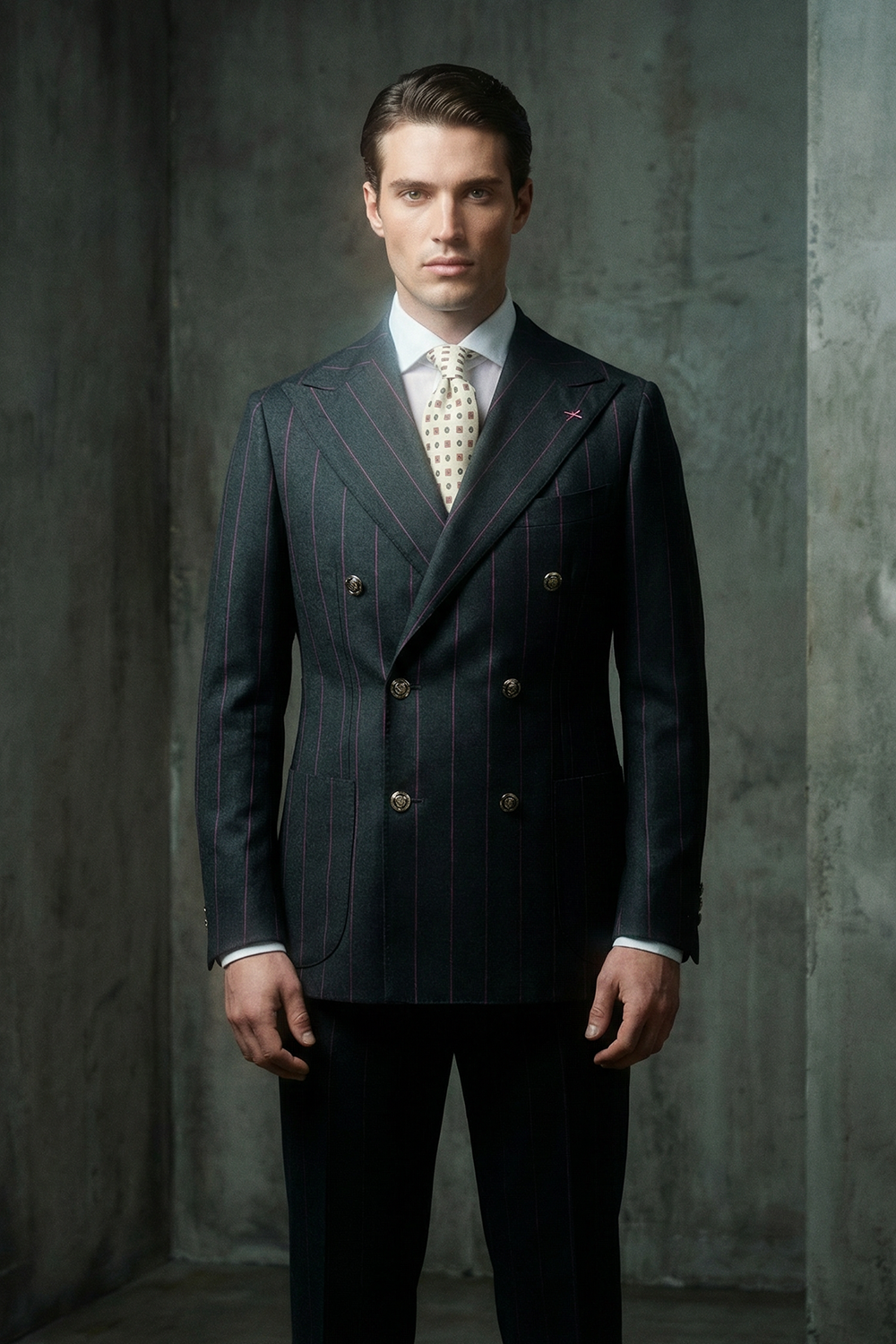 ABITO DOPPIOPETTO IN PURA LANA VITALE BARBERIS CANONICO