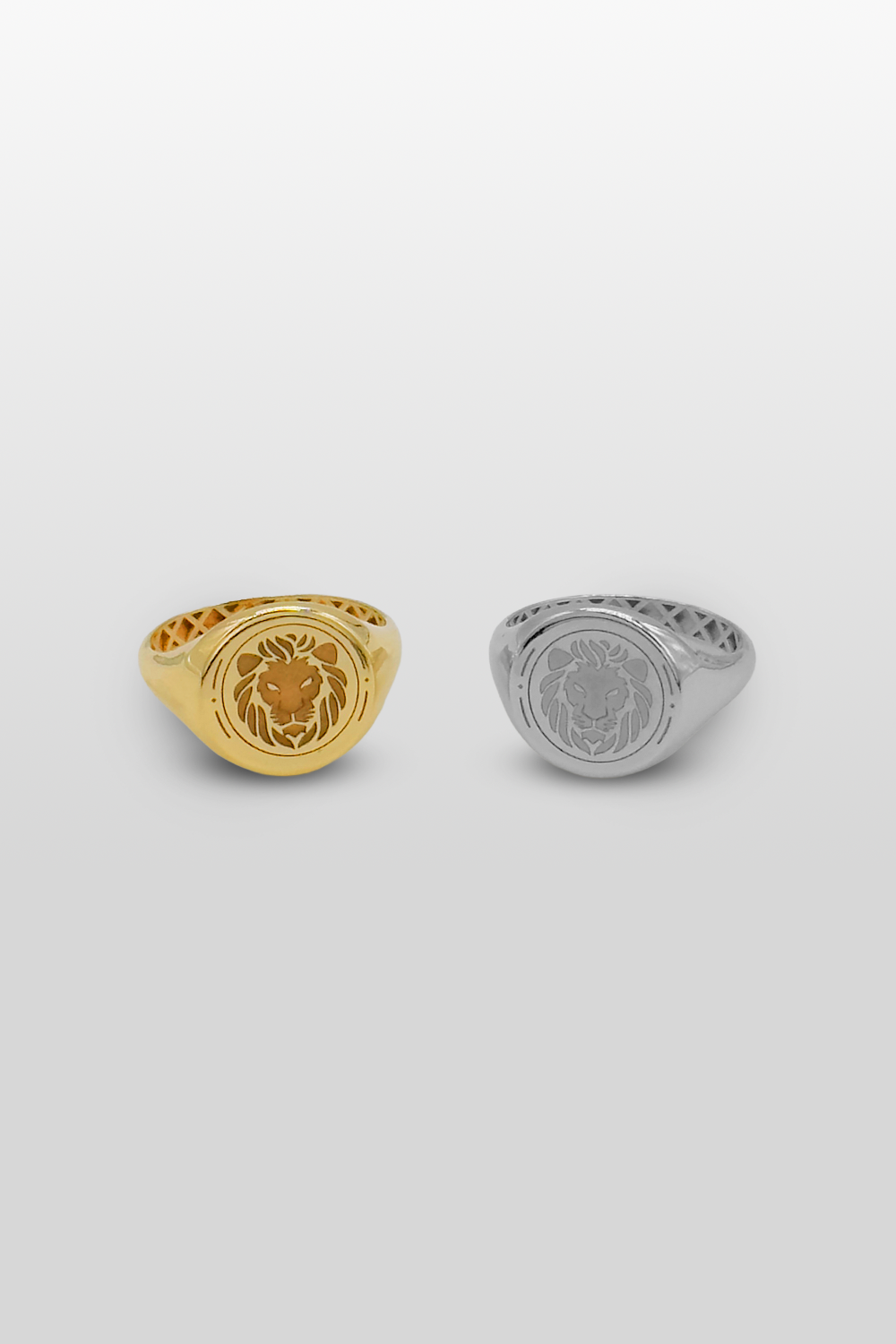 ANELLO LEONE IN ORO GIALLO