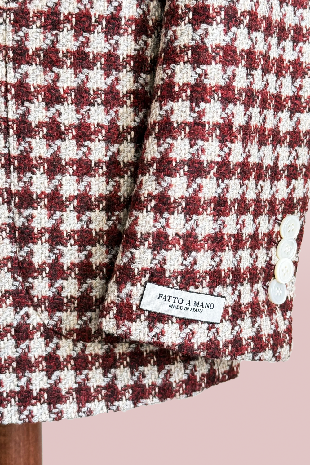 GIACCA MONOPETTO IN LANA MERINO SUPERFINE PERUVIANA