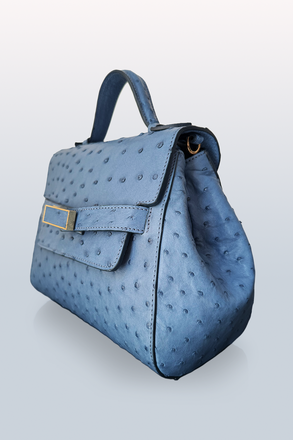 BORSA DONNA IN VERA PELLE DI STRUZZO