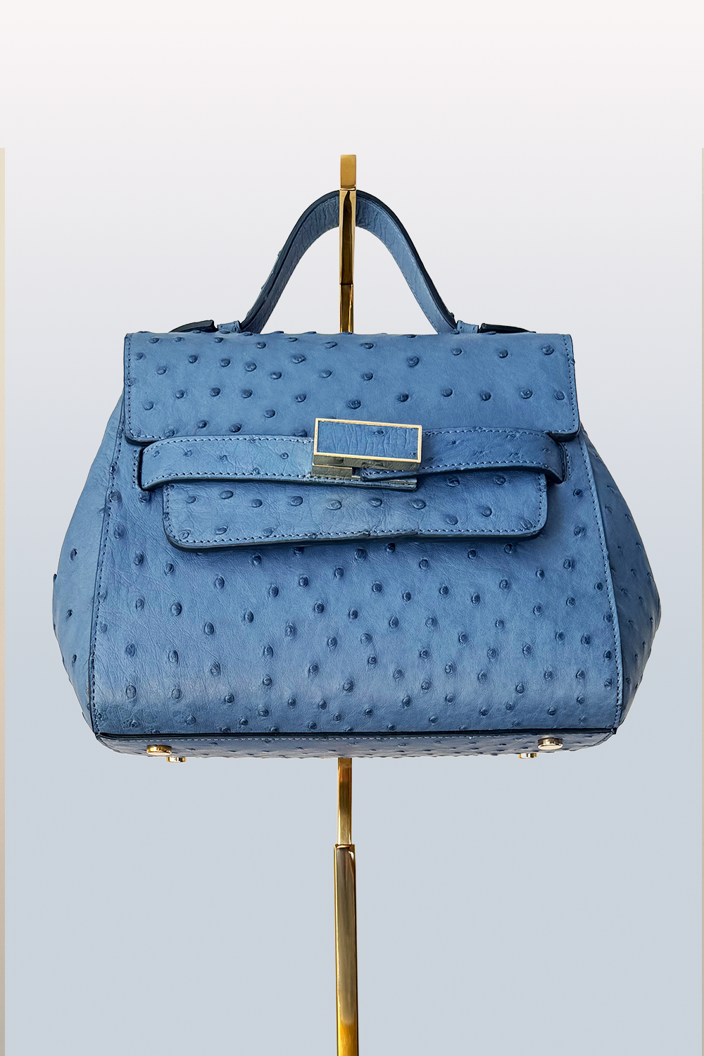 BORSA DONNA IN VERA PELLE DI STRUZZO