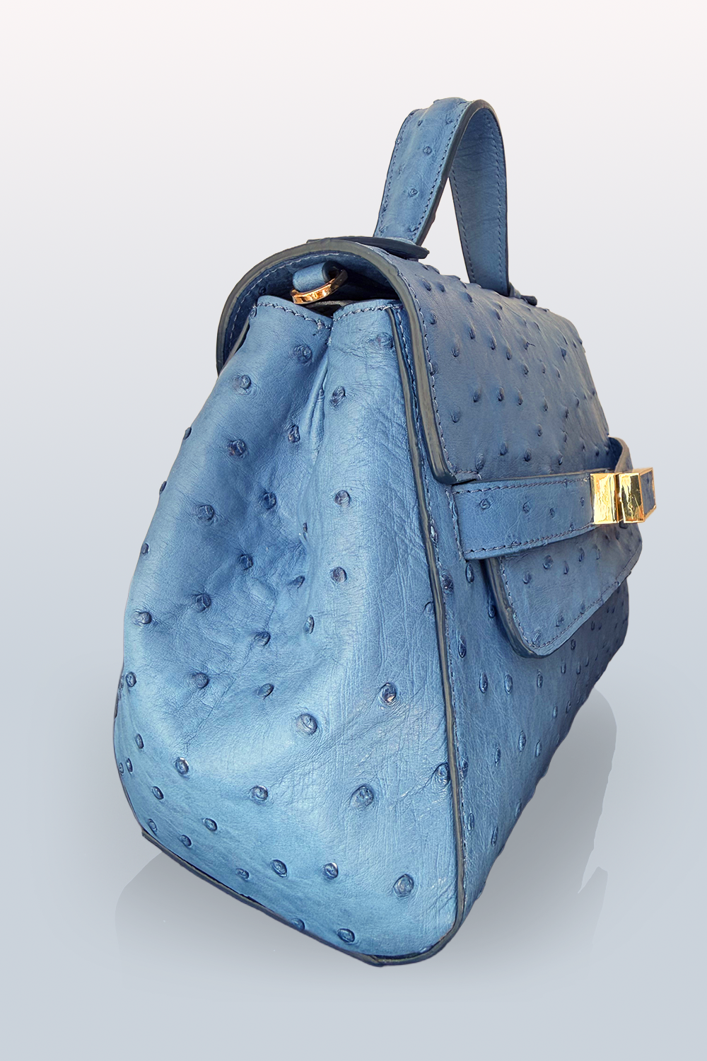 BORSA DONNA IN VERA PELLE DI STRUZZO