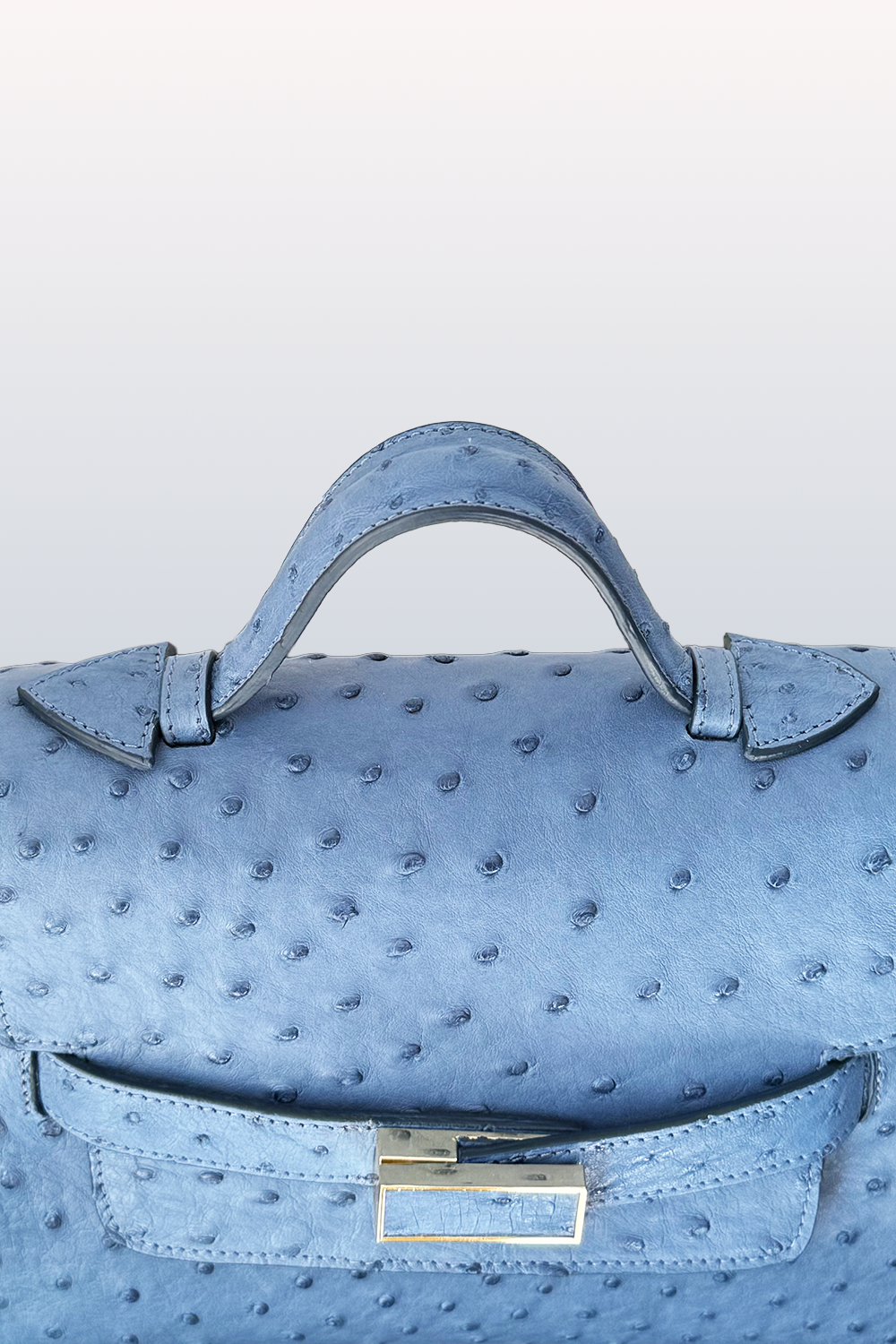 BORSA DONNA IN VERA PELLE DI STRUZZO