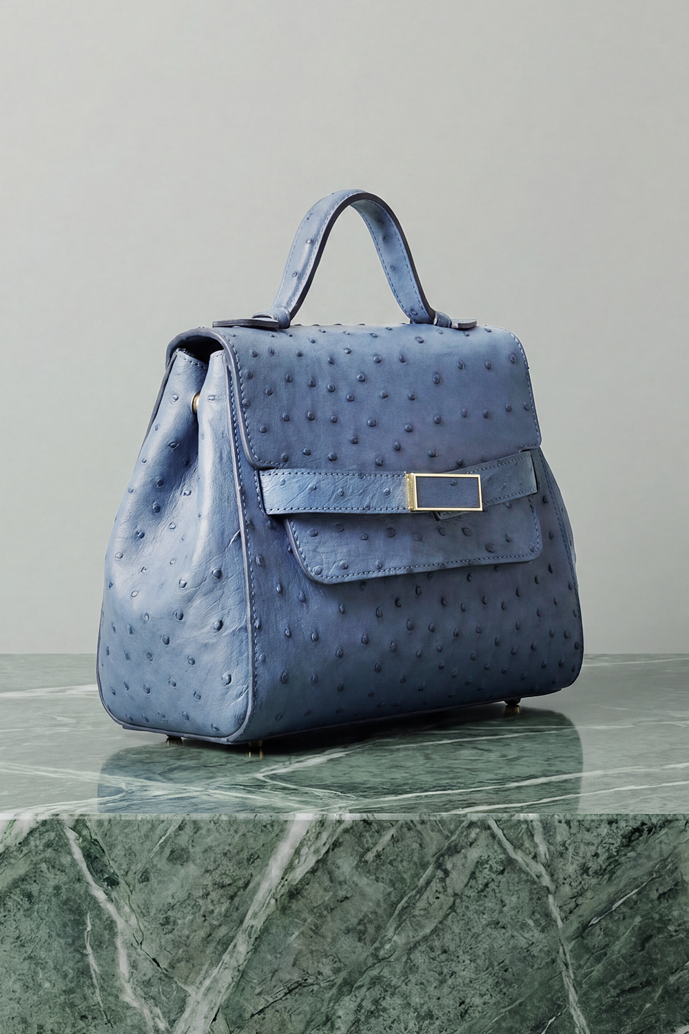 BORSA DONNA IN VERA PELLE DI STRUZZO