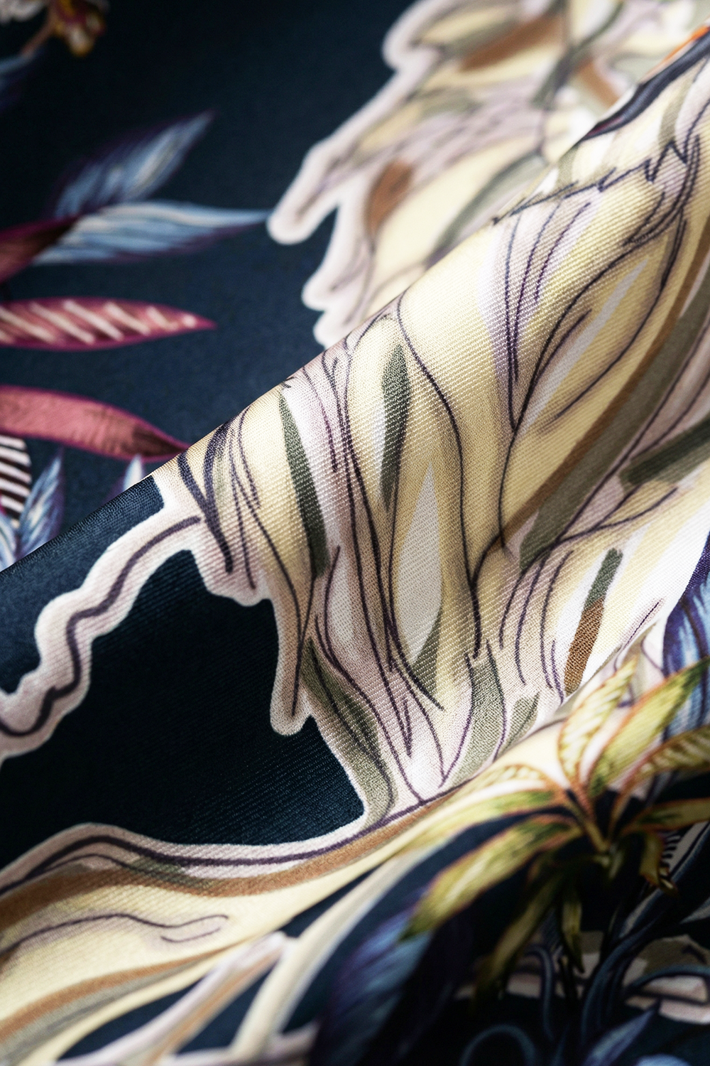 Foulard "Il Leone" - Blu