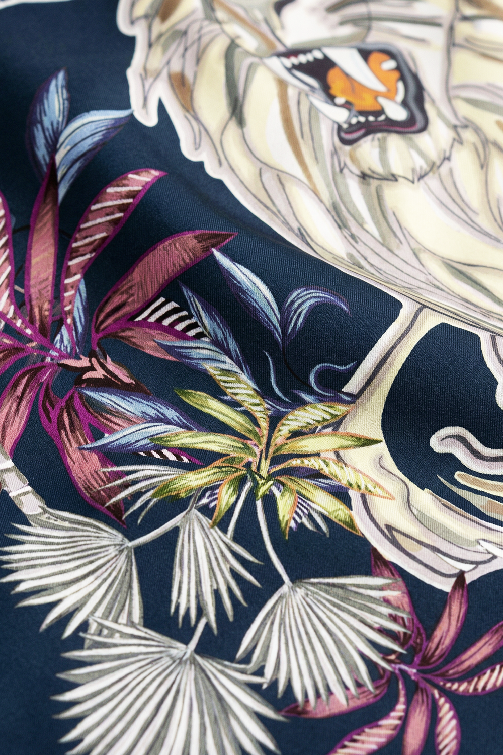 Foulard "Il Leone" - Blu