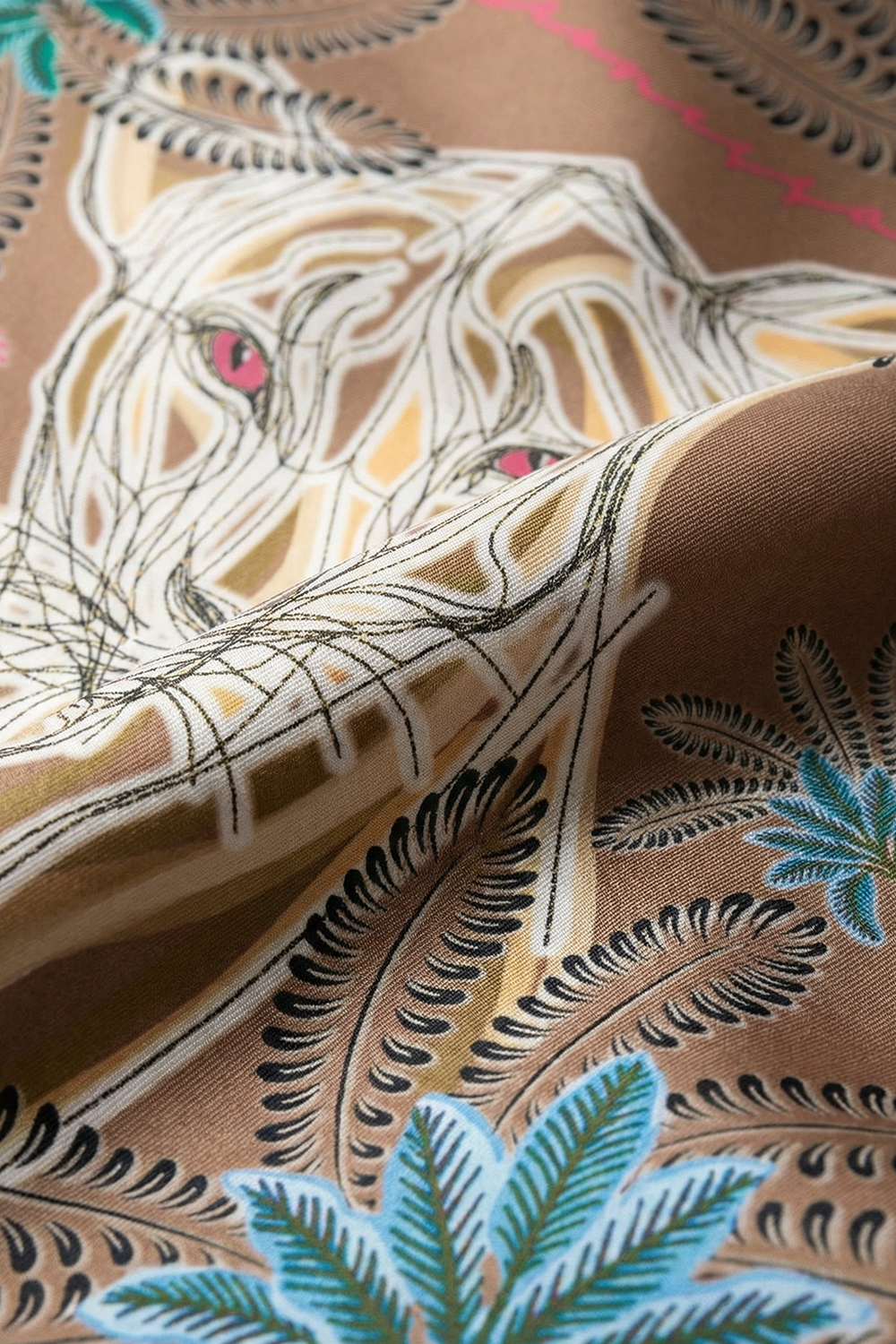 Foulard "La Leonessa" - Beige