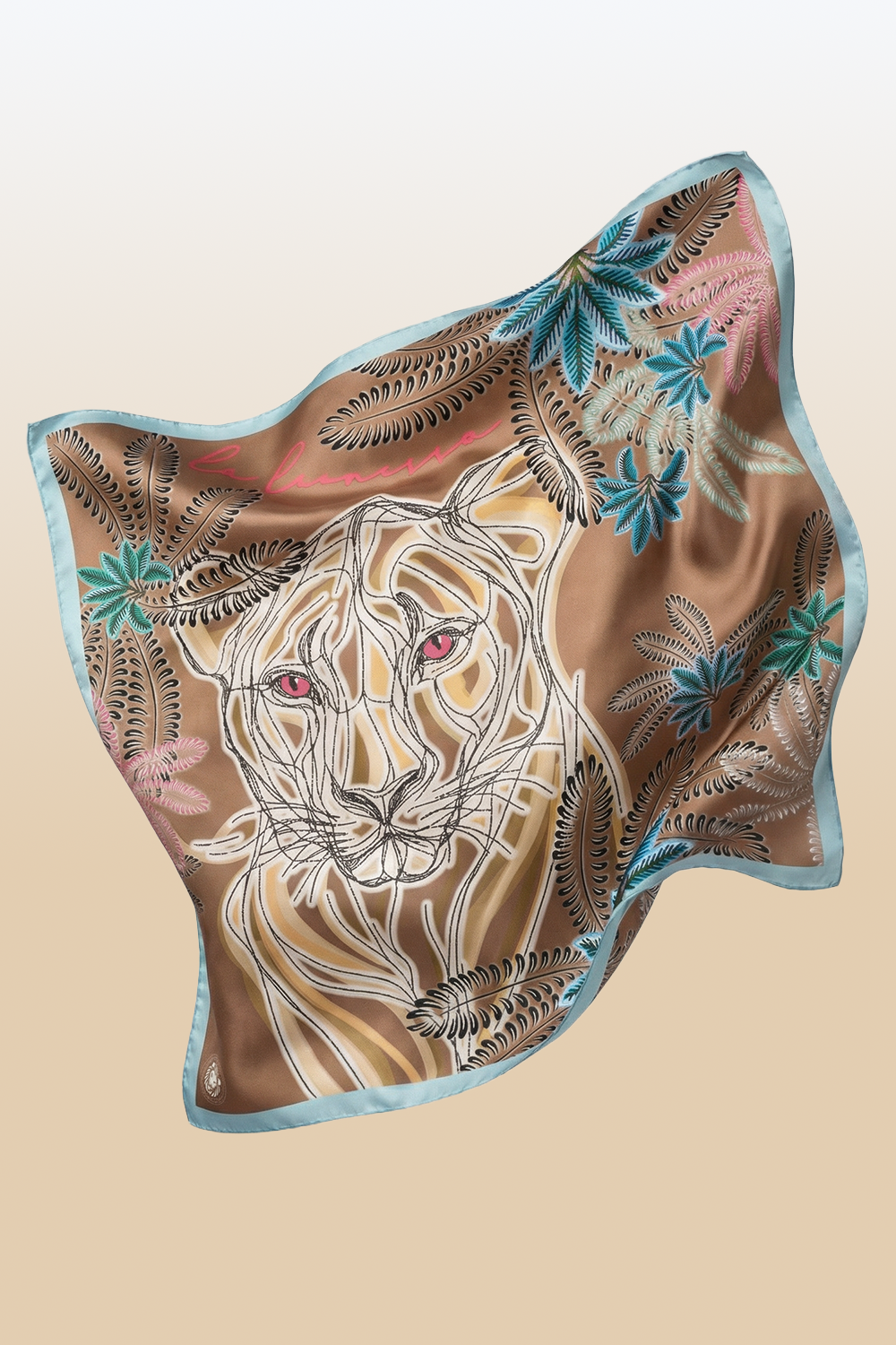 Foulard "La Leonessa" - Beige