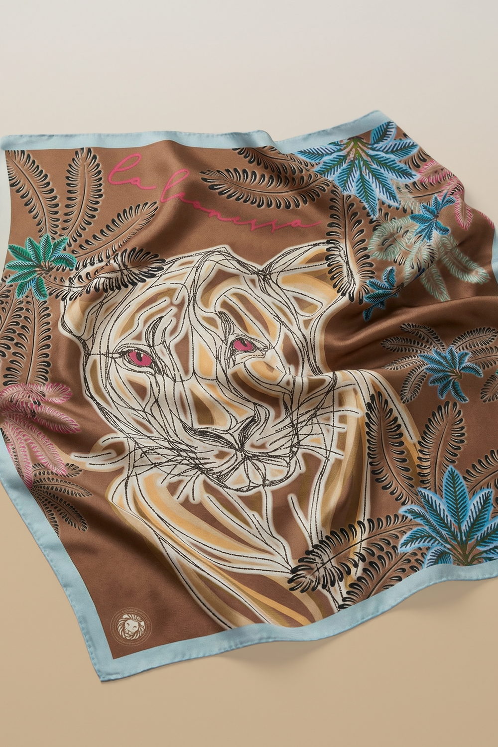 Foulard "La Leonessa" - Beige