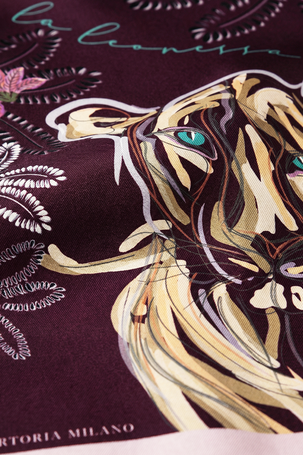 Foulard "La Leonessa" - Viola