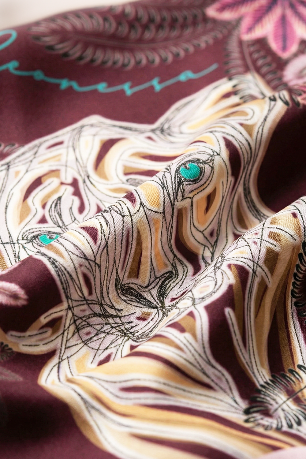 Foulard "La Leonessa" - Viola