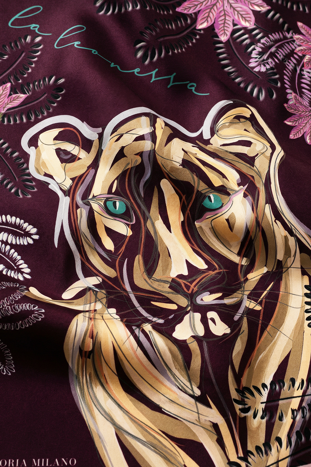 Foulard "La Leonessa" - Viola