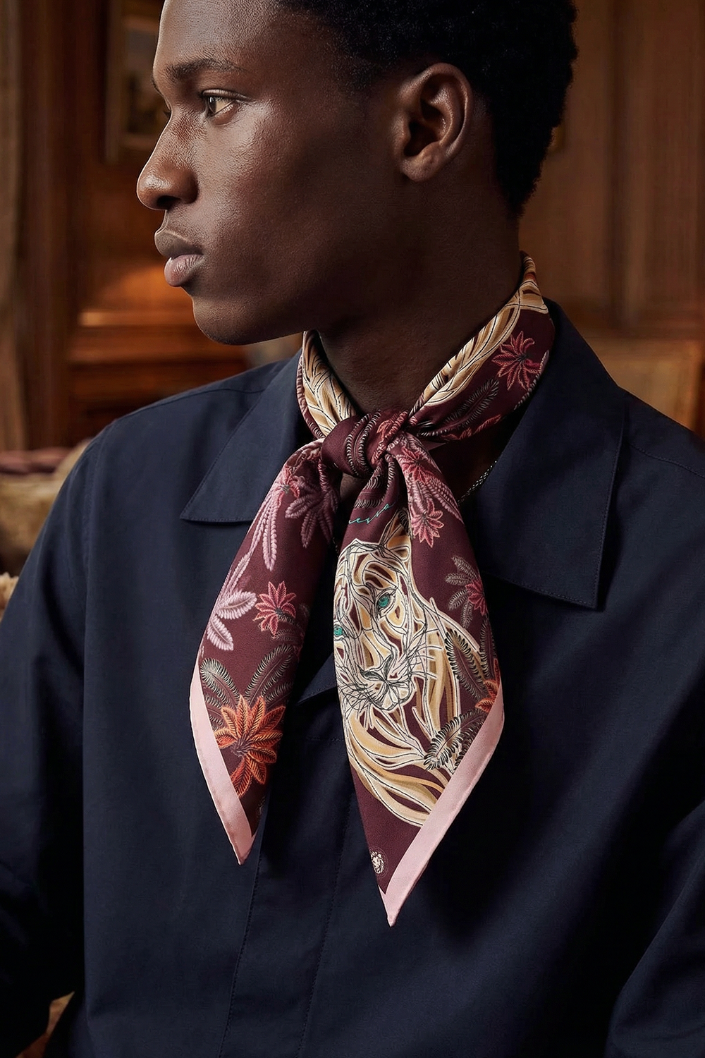 Foulard "La Leonessa" - Viola