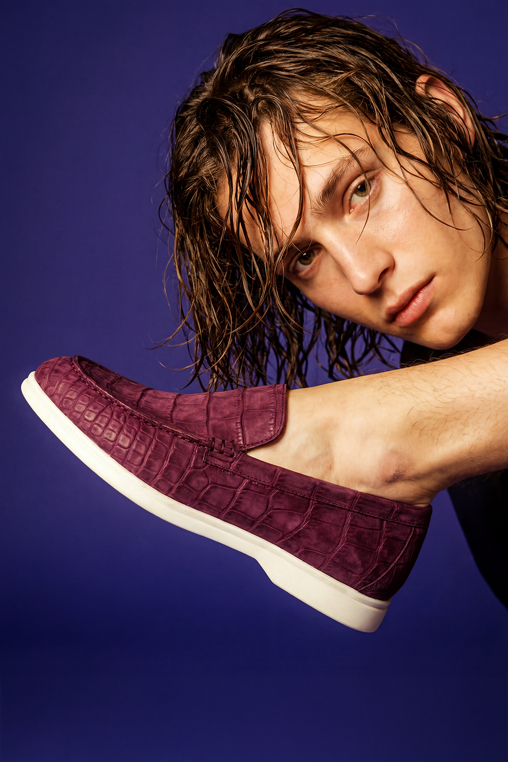 MOCASSINO IN COCCODRILLO