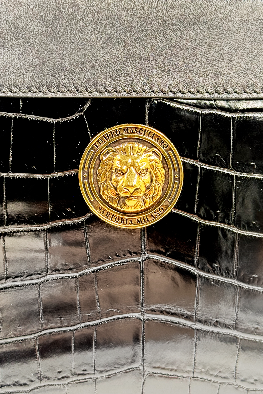 POCHETTE IN COCCODRILLO