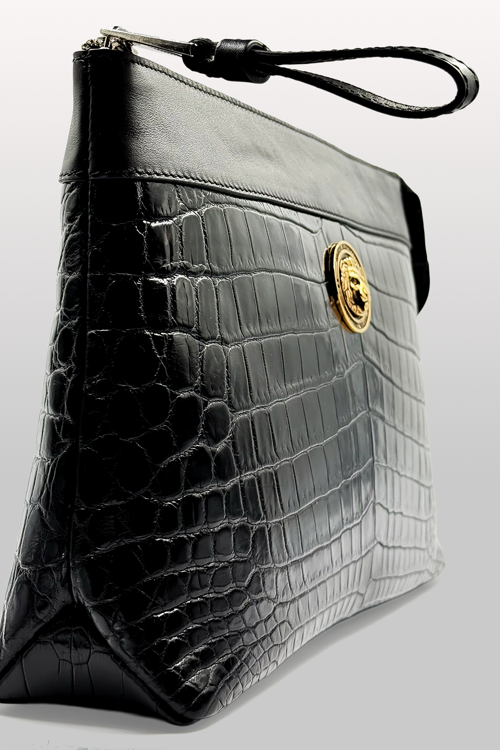 POCHETTE IN COCCODRILLO