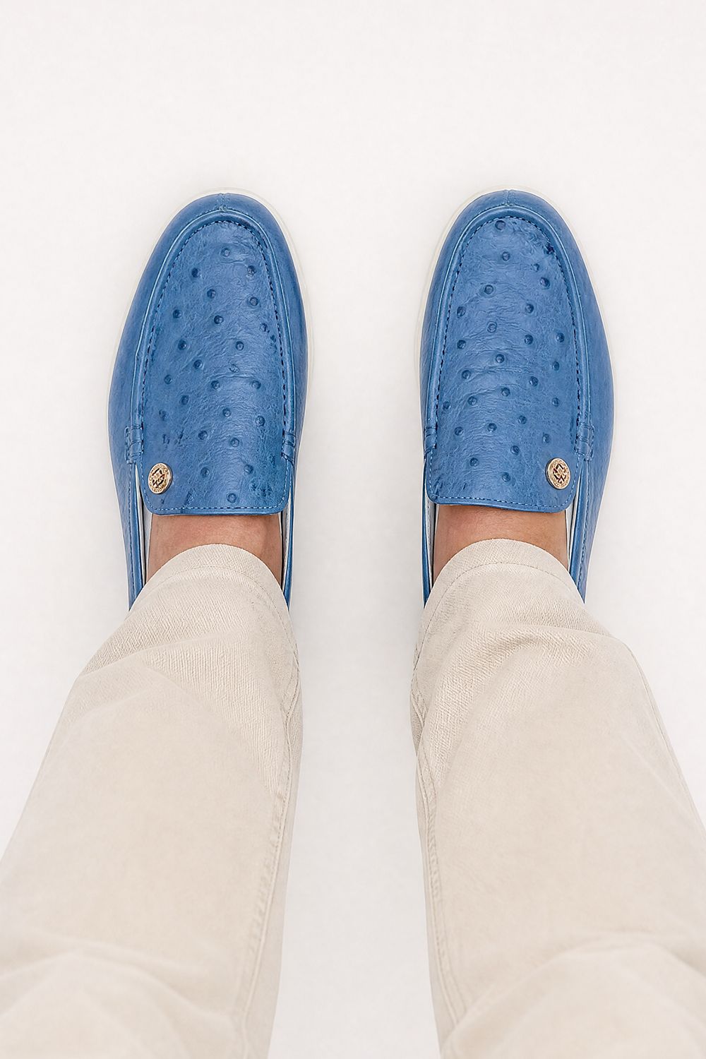 SABOT IN STRUZZO AZZURRO