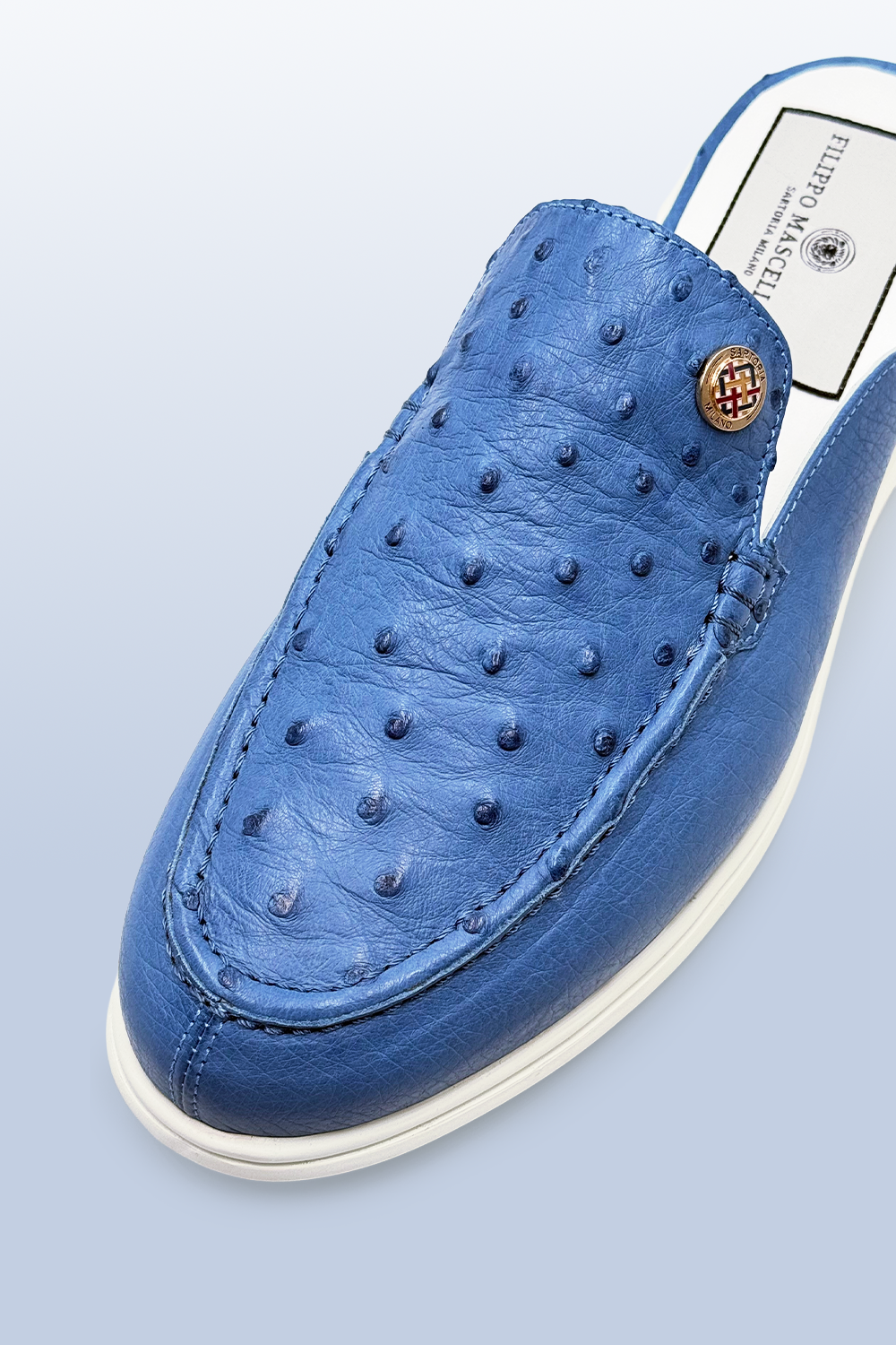 SABOT IN STRUZZO AZZURRO