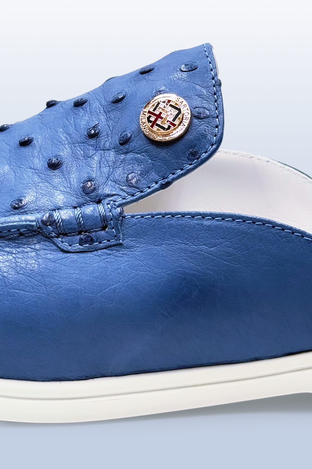 SABOT IN STRUZZO AZZURRO