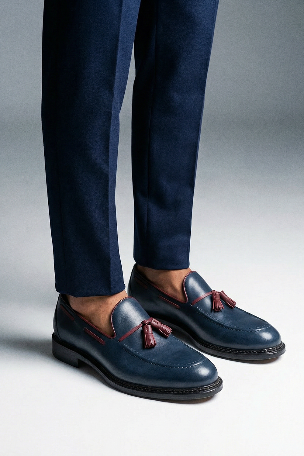 MOCASSINO IN BUFALINO BICOLORE