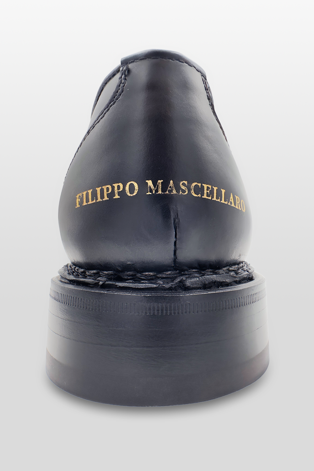 DERBY NERA IN PELLE DI VITELLO