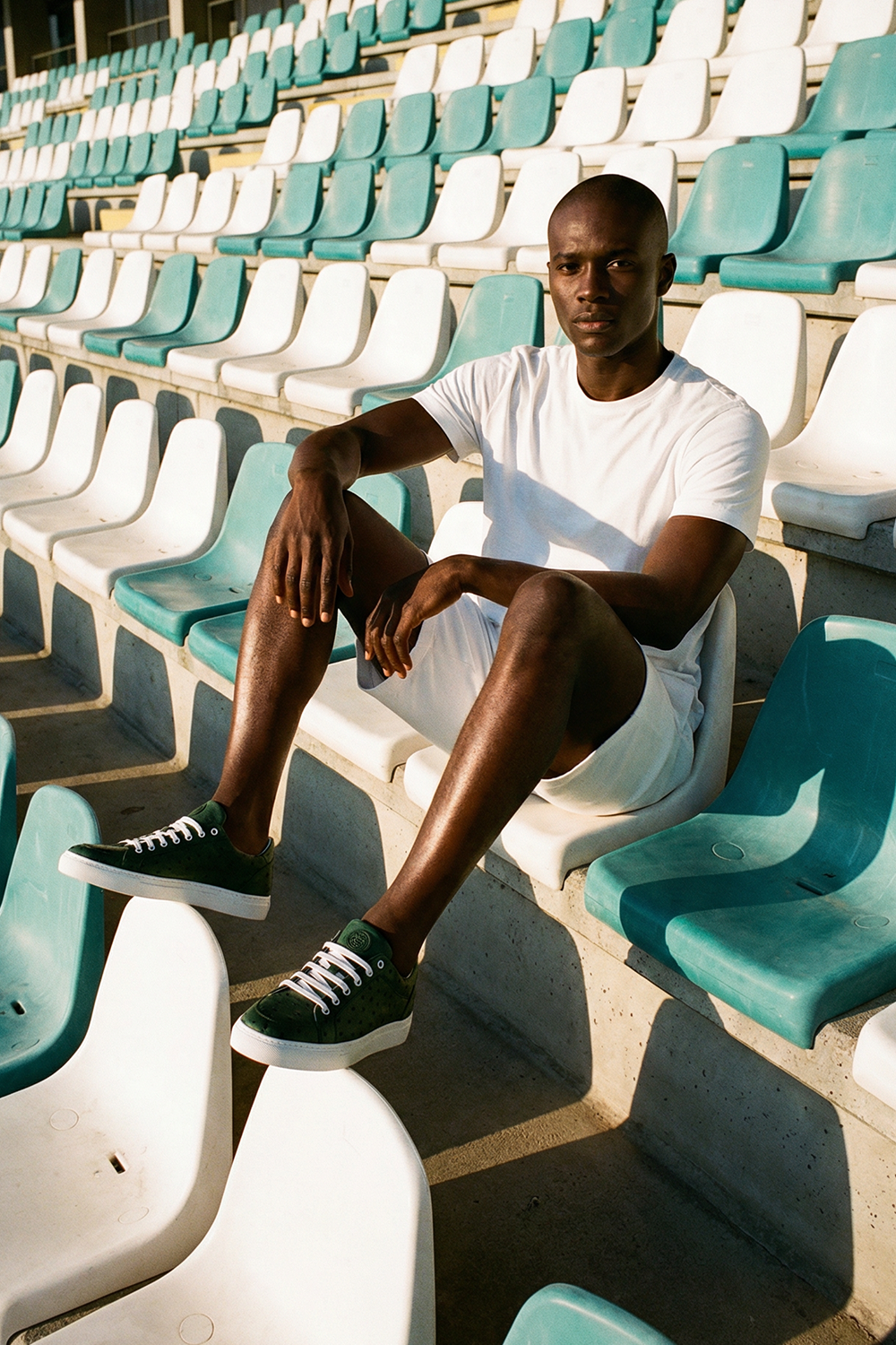 SNEAKERS IN STRUZZO – VERDE FORESTA