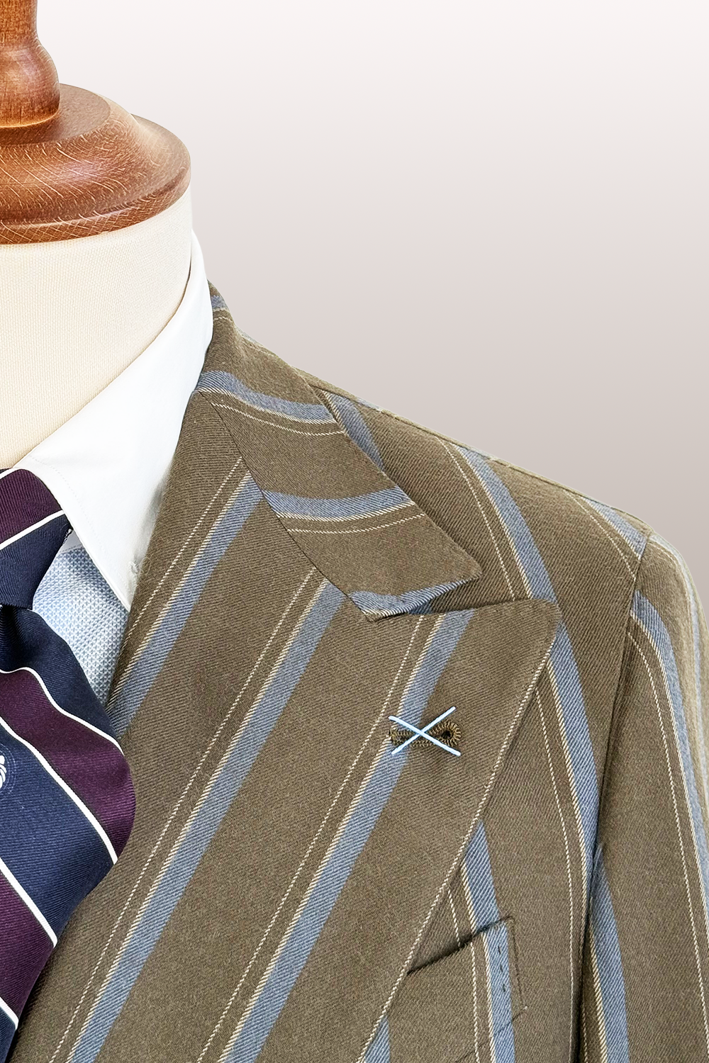 ABITO DOPPIOPETTO IN LANA E COTONE EGIZIANO FRATELLI DELFINO