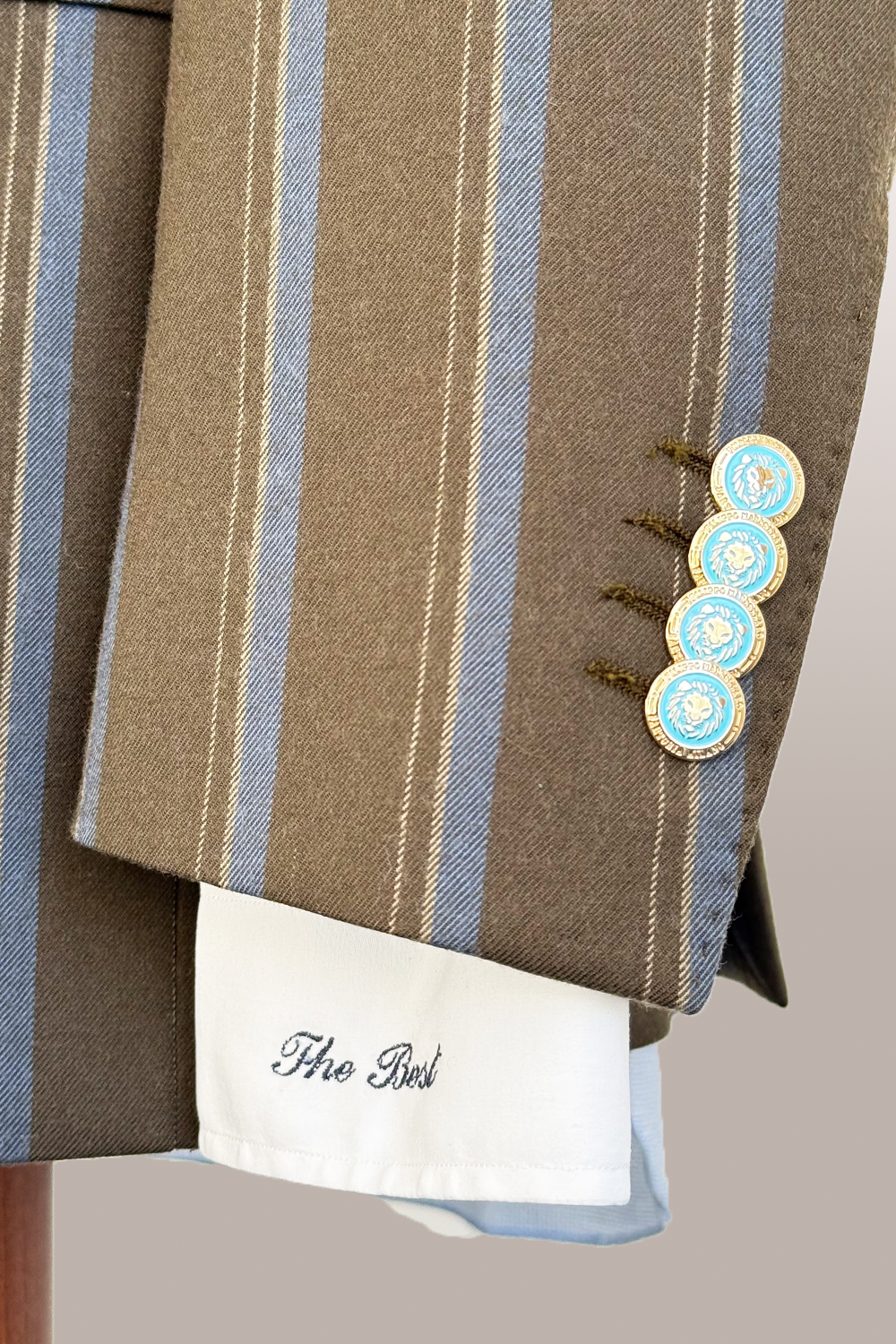 ABITO DOPPIOPETTO IN LANA E COTONE EGIZIANO FRATELLI DELFINO