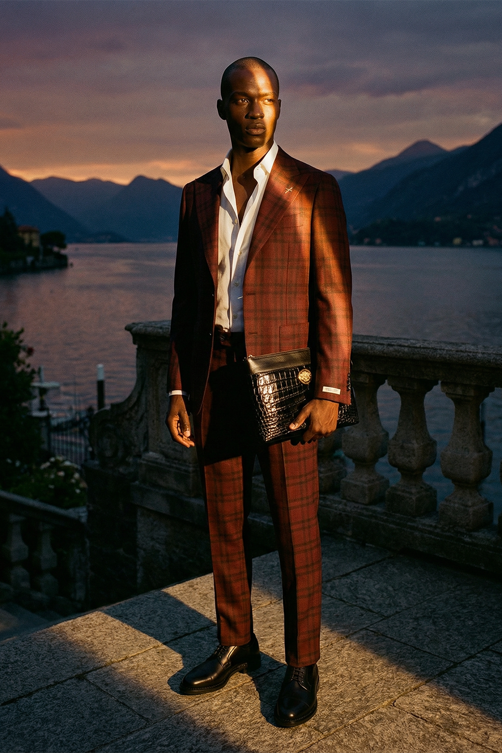 ABITO MONOPETTO IN COTONE E LANA FREDDA